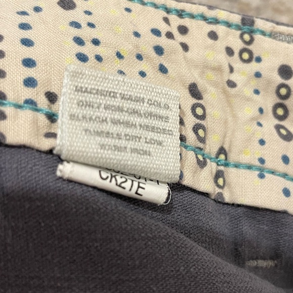 Old Navy Gray Blue Corduroy Pants Size 4 Y2K Throwback Vintage Wide Leg - Picture 9 of 12